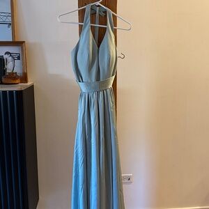 White by Vera Wang Dusty Sage Green Dress
